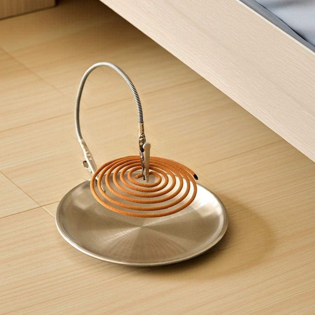 Home Metal Mosquito Repellent Holder, Multi-Functional Extended Dual-Head Mosquito Clip Stand, Space-Saving Iron Mosquito Rack