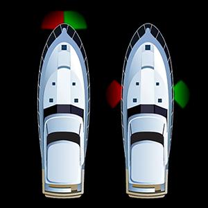 Nilight Boat Light Strip 2PCS 13Inch 66 LED Red Green Navigation Marine Bow Light 12V IP68 Waterproof for Universal Pontoon Boat Bass Boat Jon Boat Jetski Kayaki Portable USB Rechargeable Car LED Lights Vehicle