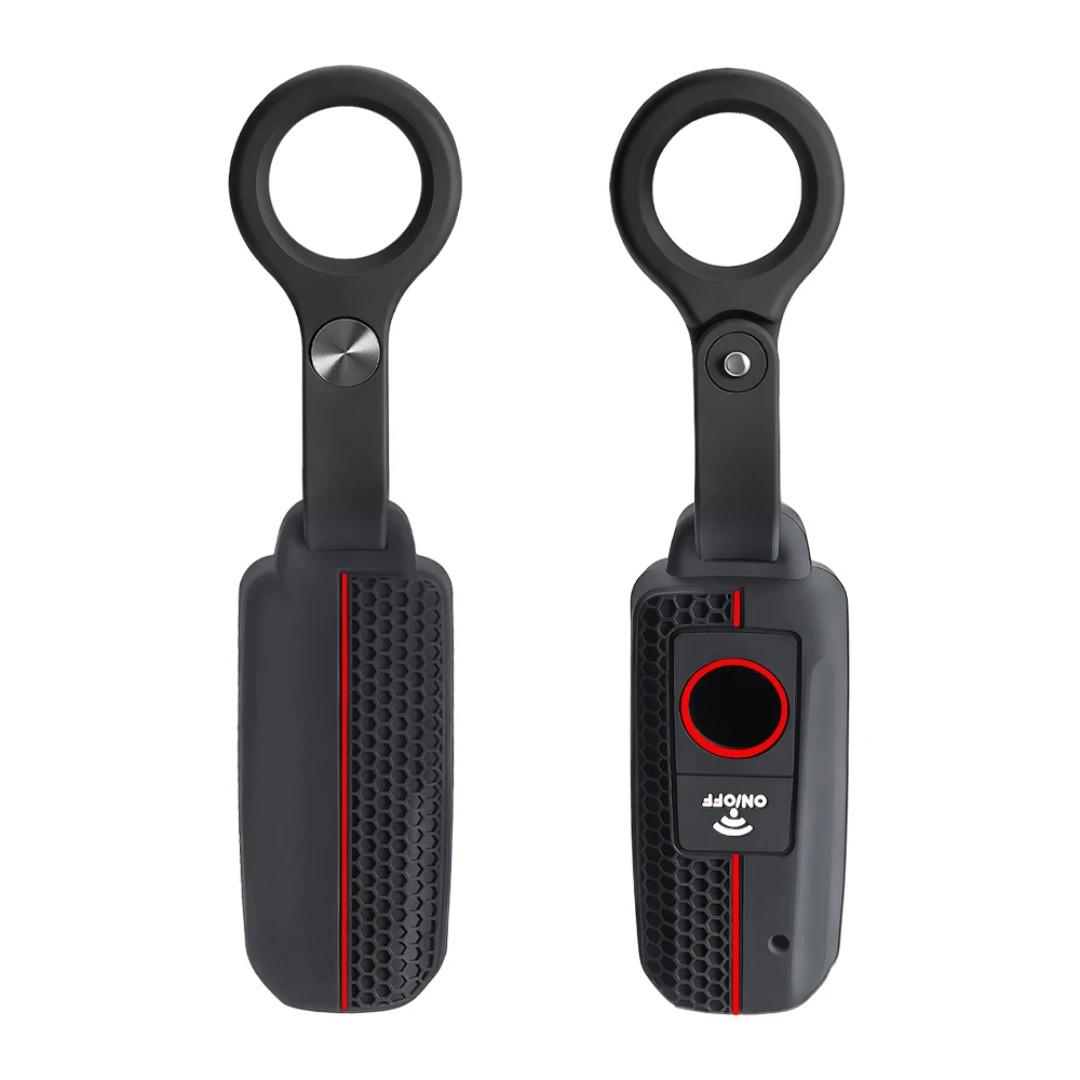 Silicone Key Cover for Yamaha TMAX530/560DX SX 17-25 Models Custom Keychain Vintage Style Motorcycle Key Holder