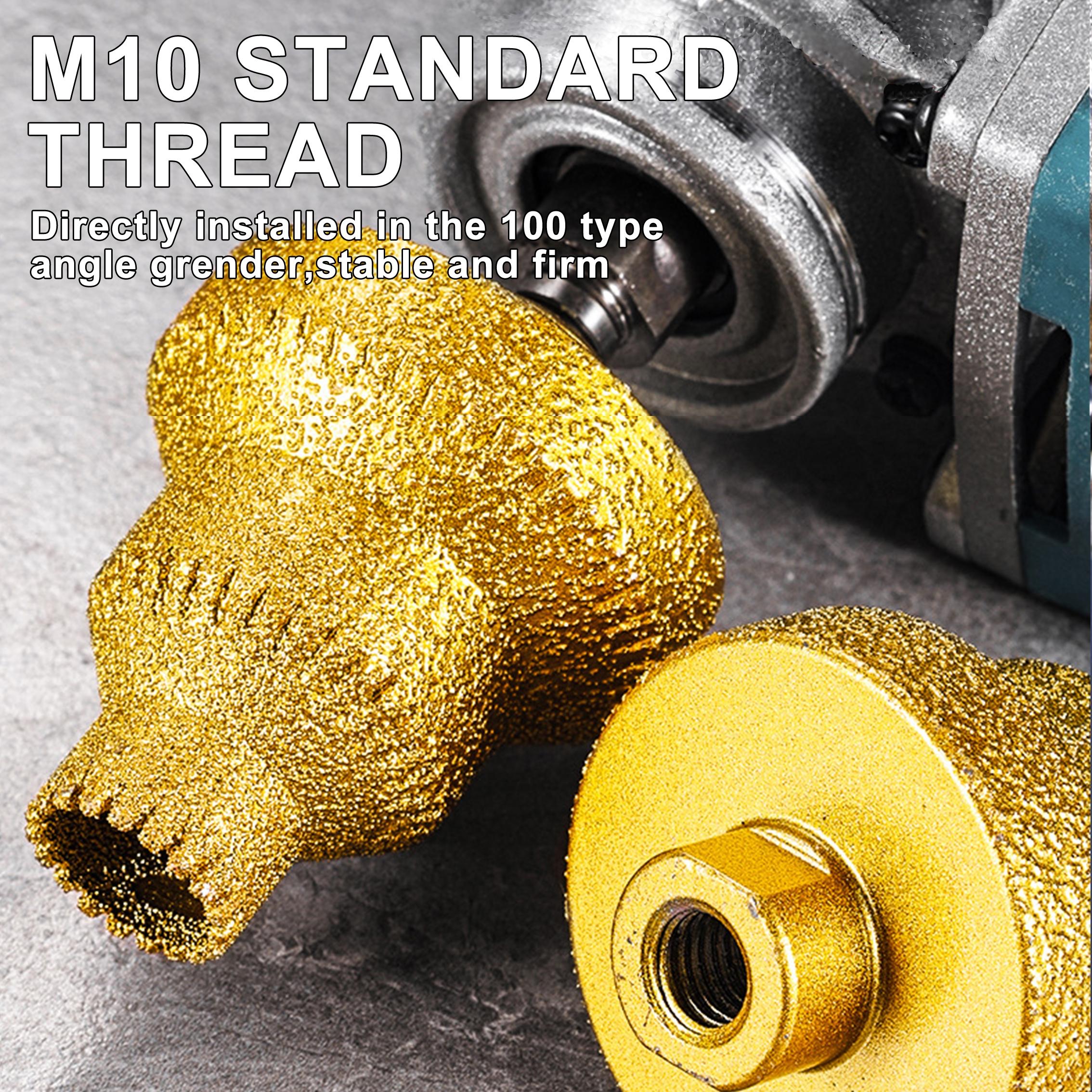 Diamond Core Drill Bit Set, Diamond Drilling Bits, M10 Thread, 20-35-50mm Sizes, Durable & Efficient Drilling for Marble Concrete Granite Tile