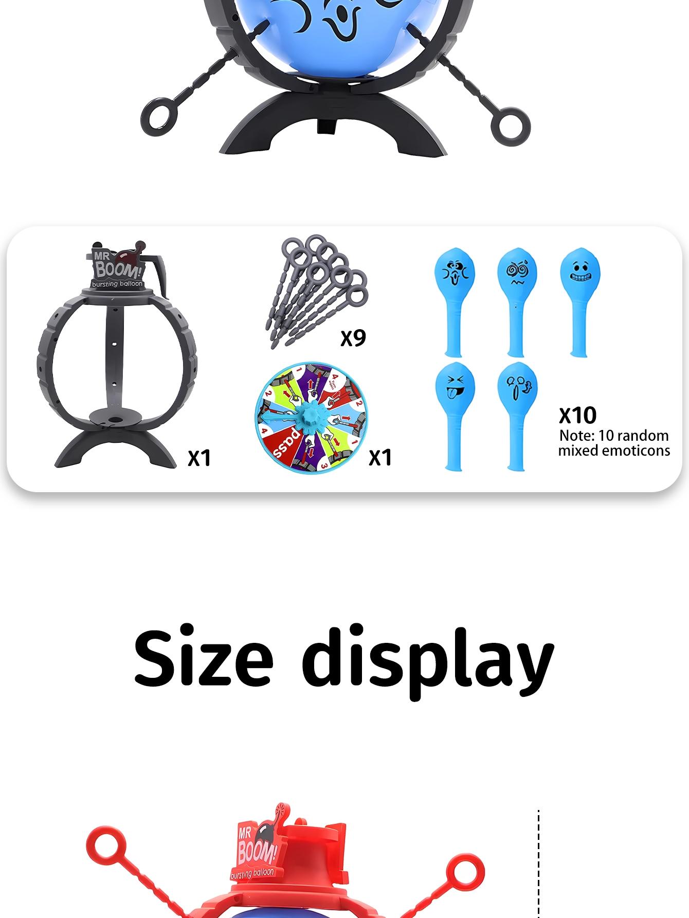 Exploding Balloon Prank Toy, Fun Party Game, Interactive Parent-Child Activity, Educational Board Game, Stress Relief Entertainment, Anime Design, Round