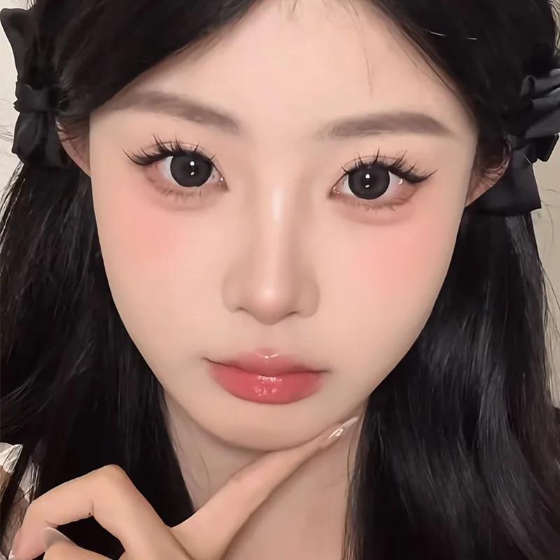 No Glue Self-Adhesive False Eyelashes - Dramatic Volume Natural Wispy Winged Fox Eye Manga Style Fluffy Cat Eye Lashes 7-12mm