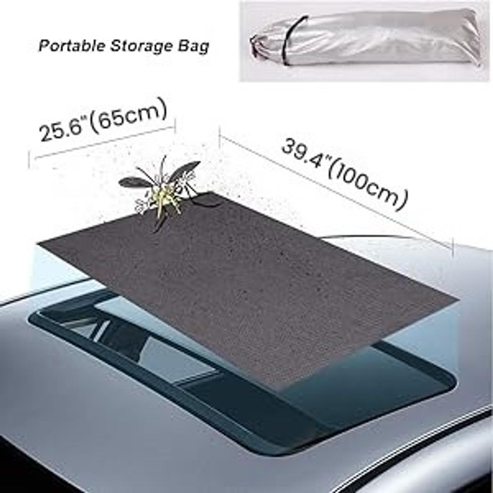 Magnetic Car Sunroof Shade Breathable Mesh Cover for Camping with UV Protection, Quick Install Moonroof & Side Window Sun Shade for SUV Truck Van Car Camping EssentialsGift