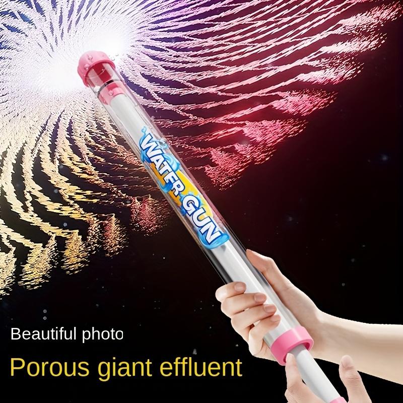 3 water guns with long handles - in bright mixed colors, made of durable PP material, suitable for outdoor water balloon fights, beaches, camping and summer parties - suitable for children over 3 years old