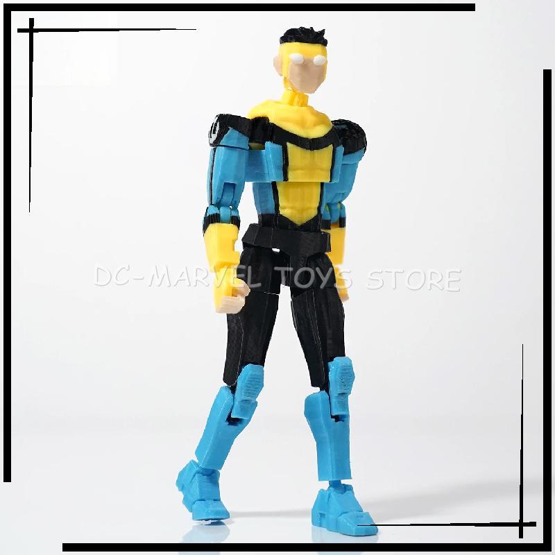 New In Stock 3d Printed Invincible Boy Stripe Mark Light Blue Mark Dummy13 T13 Multi-Jointed Shapeshift Action Figure Toys