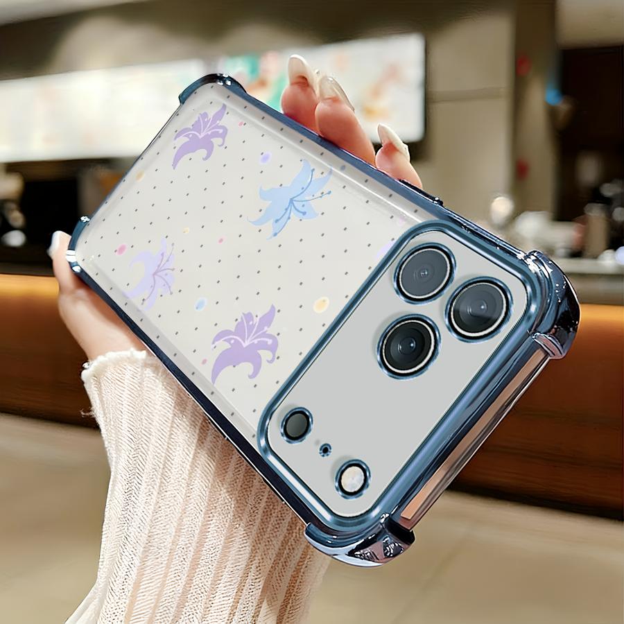 Spotted Lily iPhone17pro  Anti-fall airbag case with reinforced corners making it the perfect New Year full coverage drop protection Chinese style Ramadan Easter This phone case is scratch-resistant and durable