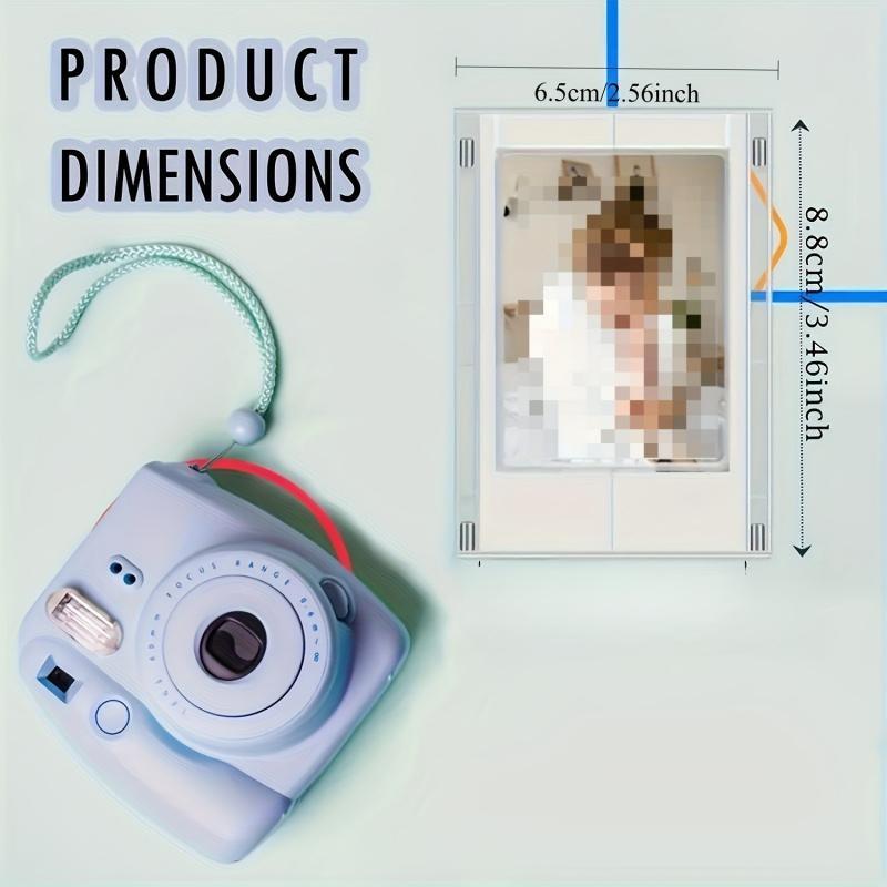 10 Magnetic Photo Frames, Mini Photos & Film Display, Classic Vertical Design, Durable, Home Memory Showcase, Photography Lovers