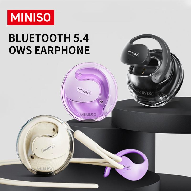 MINISO X15pro Wireless Bluetooth Earbuds Open Ear Earbuds Audio Electronic Headset Light-Weight Headphones Built-in Microphone
