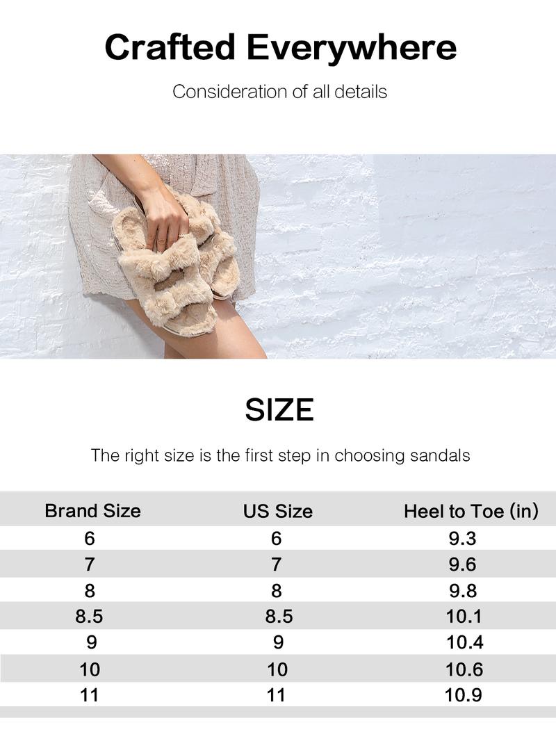 FITORY Balance Casual | House shoes for Women Fuzzy Slippers