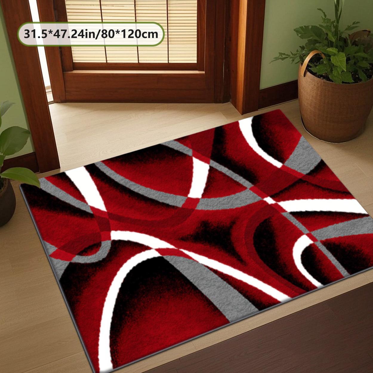 Velvet soft and comfortable patterned printed carpet, suitable for multiple scenarios, available in various sizes, soft and non-shedding, Decorative Area Rug