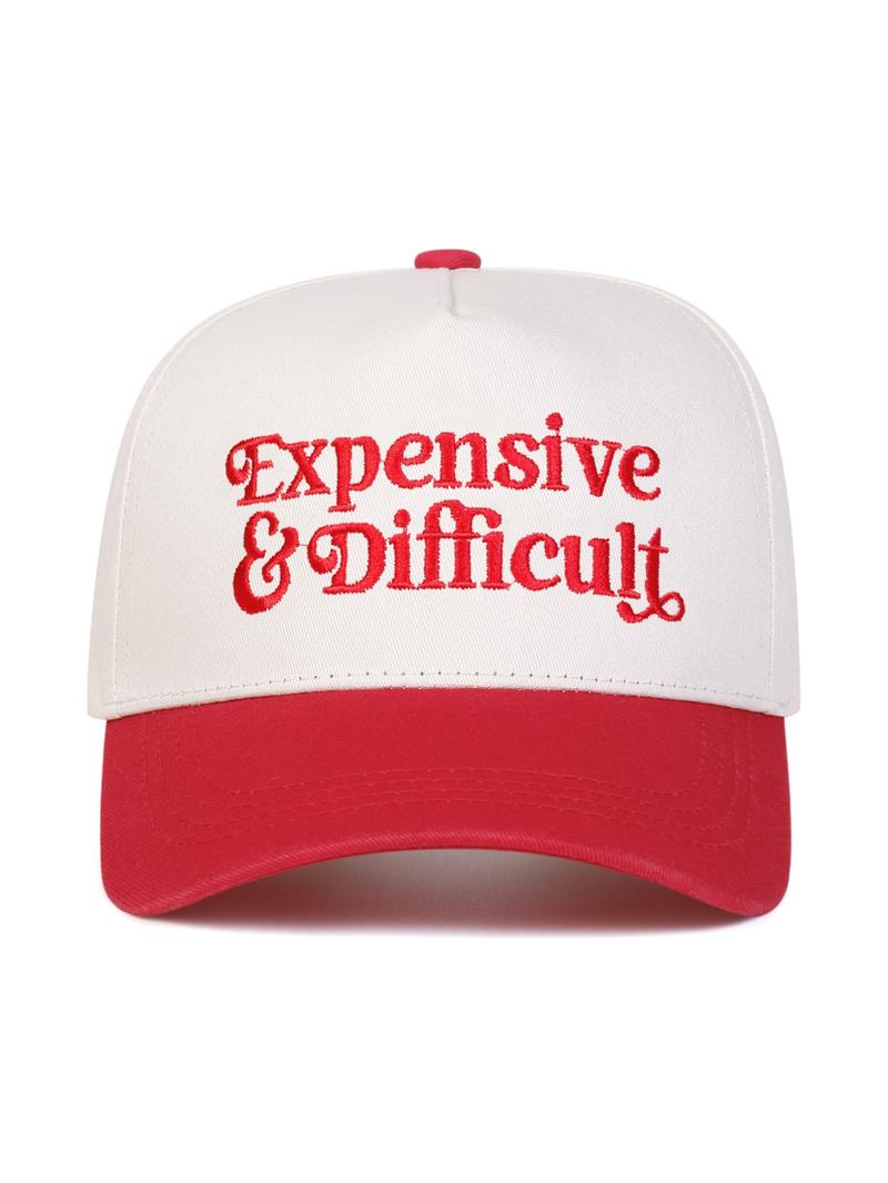 Letter Embroidery Trucker Hat, Casual Outdoor Sports Hat for Men & Women, Fashion Accessories for Daily Wear