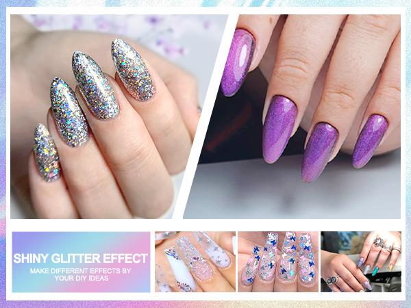 MOROVAN Poly Gel Nail Kit: Glitter Clear Poly Gel Nail Kit Starter Kit 18 Colors with U V Lamp DIY Nail Extension Kit Nail Art Nail Care MOROVAN Poly Gel Nail Kit: Glitter Clear Poly Gel Nail Kit Starter Kit 18 Colors with U V Lamp DIY Nail Extension Kit Nail Art Nail Care