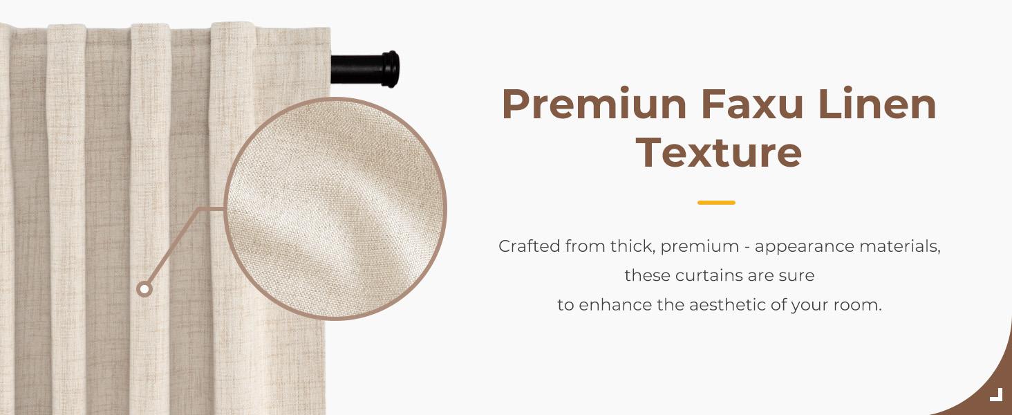 Inovaday 2Pcs Blackout Curtains for Bedroom & Living Room – Rod Pocket & Back Tab, Light Blocking Window Curtains for Apartment, Home