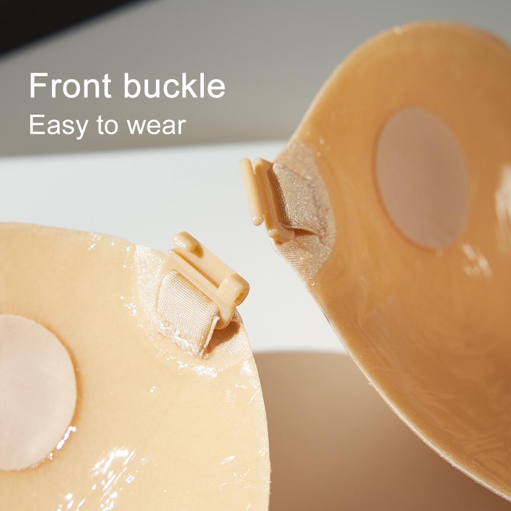 Minikit Adhesive V-bra Fabric,Invisible push up sticky bra【2 pairs】womenswear Comfort Lady underwear,Party dress, Bridal bra.