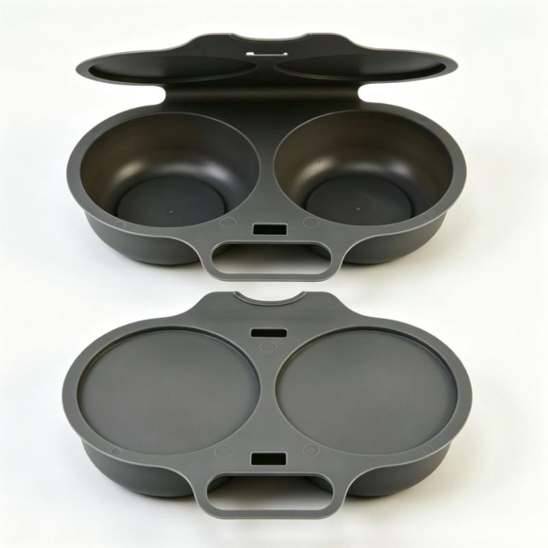 Microwave Fried Egg Maker Set, Egg Cooker, Non-Stick Material, Easy Clean, Perfect Shape, Quick Prep, Healthy Cooking Tool for Kitchen and Restaurant