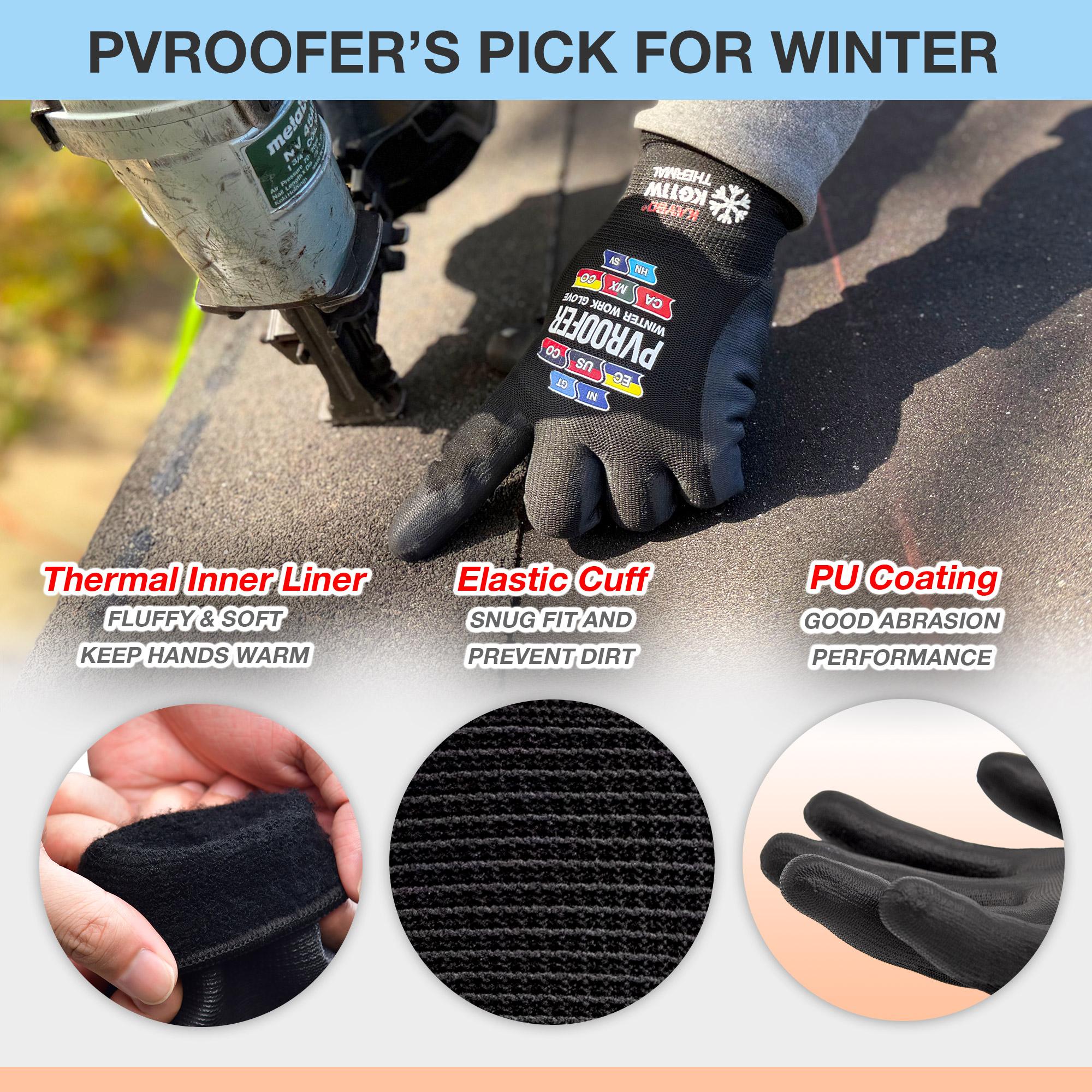 CARNALITO x KAYGO Thermal Winter PU Coated Work Gloves — Born from pride and built for roofers, builders, mechanics, and warehouse heroes. Stay warm, strong, and united through construction, roofing, loading, and all tough winter jobs