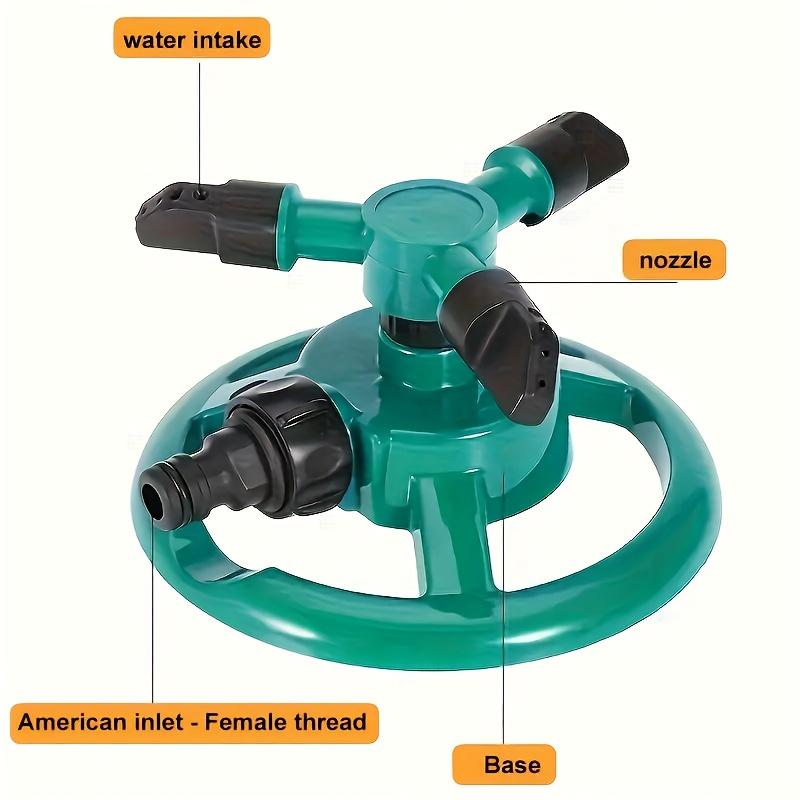 360 °   Garden Sprinkler System – Full Coverage Lawn Watering Sprinkler for Plants,Yard,Grass,Automatic Rotation,Water Saving,Easy Install,Efficient Irrigation Tool for Garden,Backyard,Outdoor Use,Durable,Stable Base Sprayer