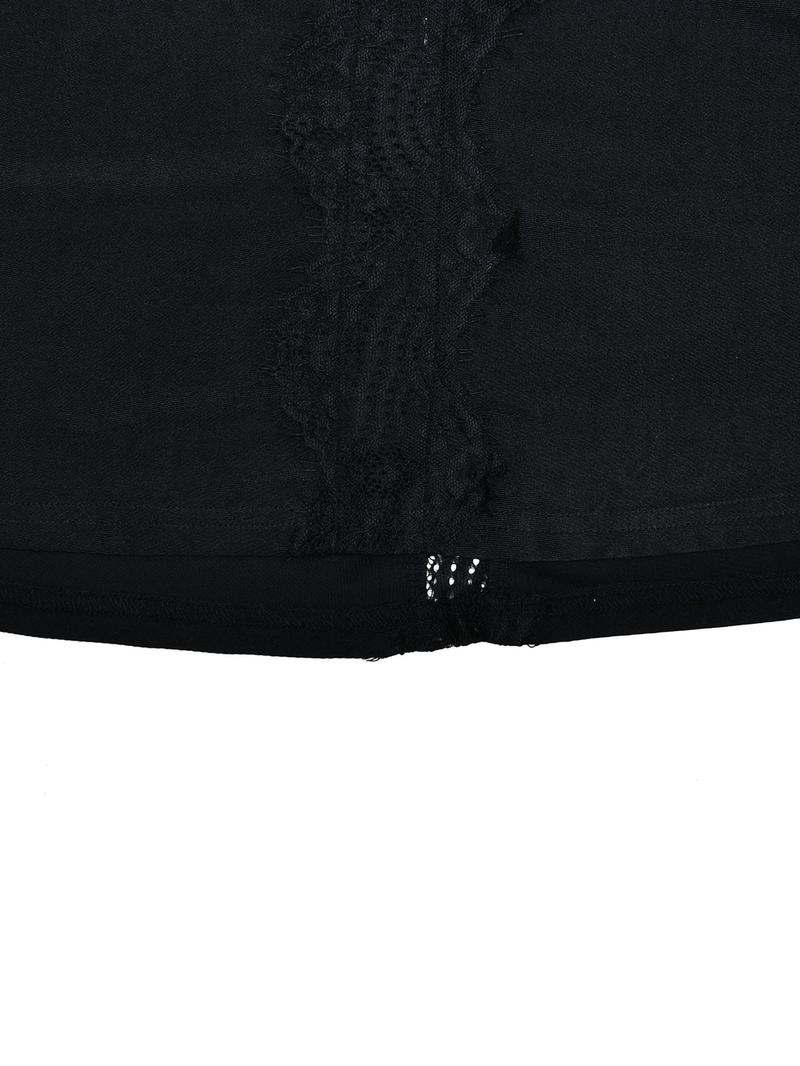 Sexy Lace Trim Backless Dress, Slim-Fitting Party Wear, Elegant Women's Clothing, Perfect for Special Occasions & Daily Use