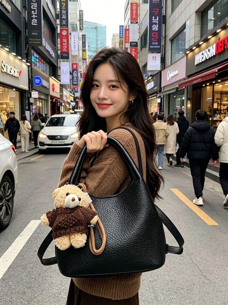 New stylish and versatile high-end large-capacity handbag, crossbody bag, commuter bag for women