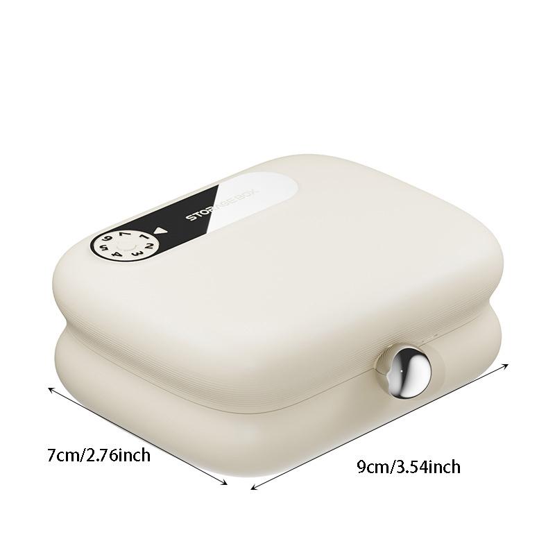 Portable pill box, mini pill box for three meals a day, mini pill container for carrying medication, pills, and health supplements