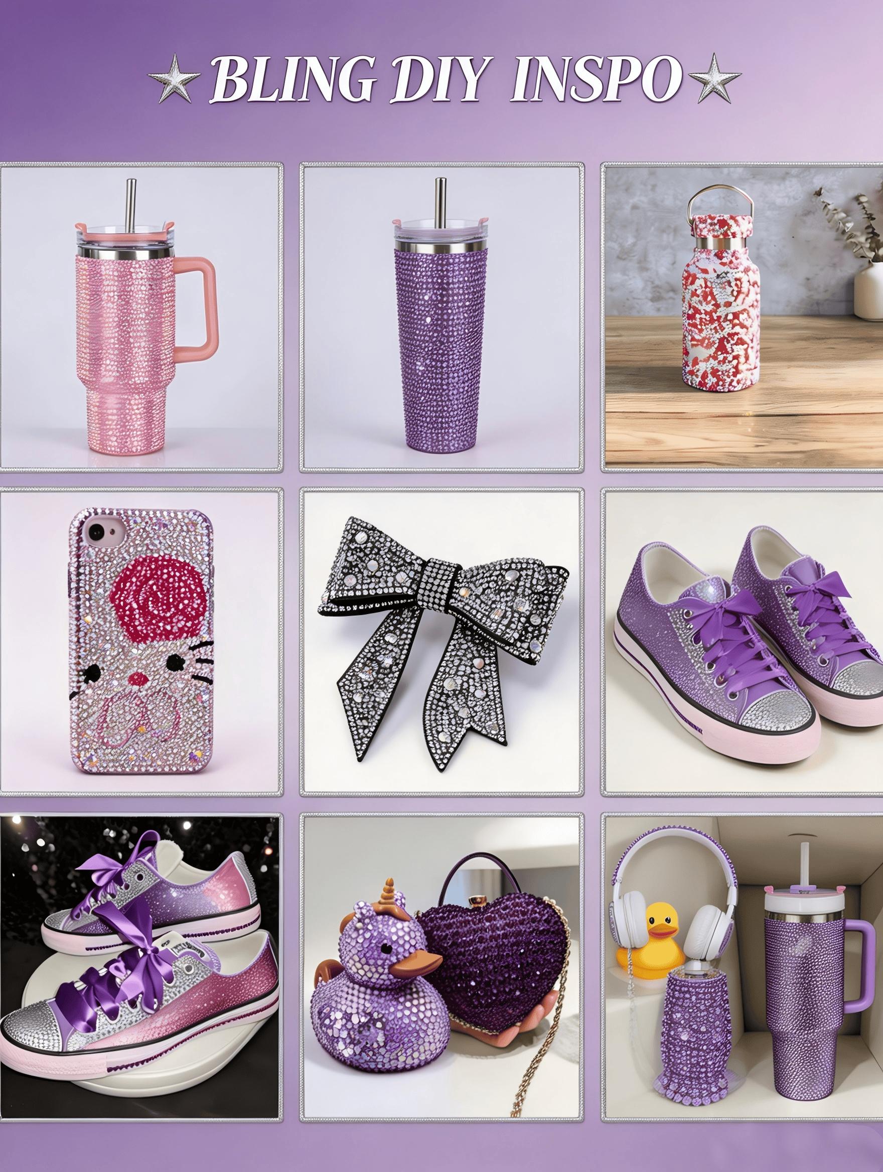 Luxury Glitter Rhinestones, 303 Ab Flat Back Glass Crystal Drills, 2880 Pieces, Nail Art DIY, Handmade Creator Essentials