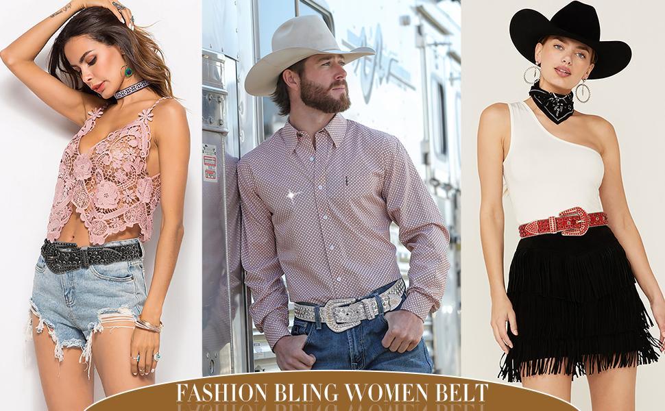 JASGOOD Women Men Rhinestones Belt,Bling Western Cowgirl Cowboy Studded Leather Belt Diamond Waist Belt for Jeans Pants dealsforyoudays JASGOOD Women Men Rhinestones Belt,Bling Western Cowgirl Cowboy Studded Leather Belt Diamond Waist Belt for Jeans Pants dealsforyoudays