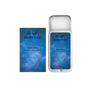 Roxelis Men's Fresh Solid Perfume For Lasting Fragrance Portable Body Perfume For Men's Wood Scent Solid Eau De Toilette