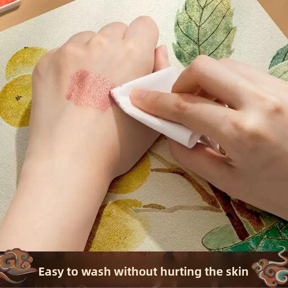 Watercolor Paint Solid Gold Powder Watercolor Painting Set Art Supplies Coloring Materials Fine Gold Glitter