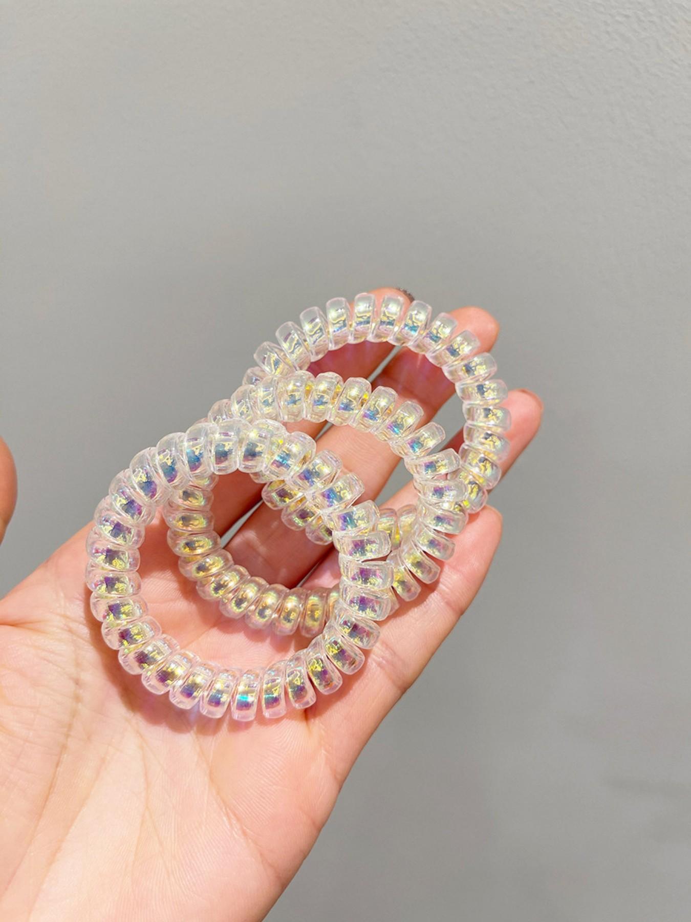 10-Pack Elastic Hair Ties for Women, High Stretch Durable Rubber Bands, Simple New Design, Versatile Headwear Accessories