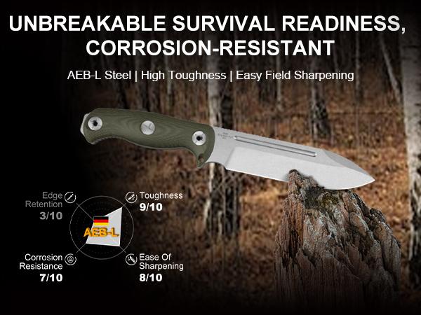 Kizer Drop Bear Fix 7 Big Size Outdoor Hiking Knife 1103A1 steak  knife dailycarry  tool