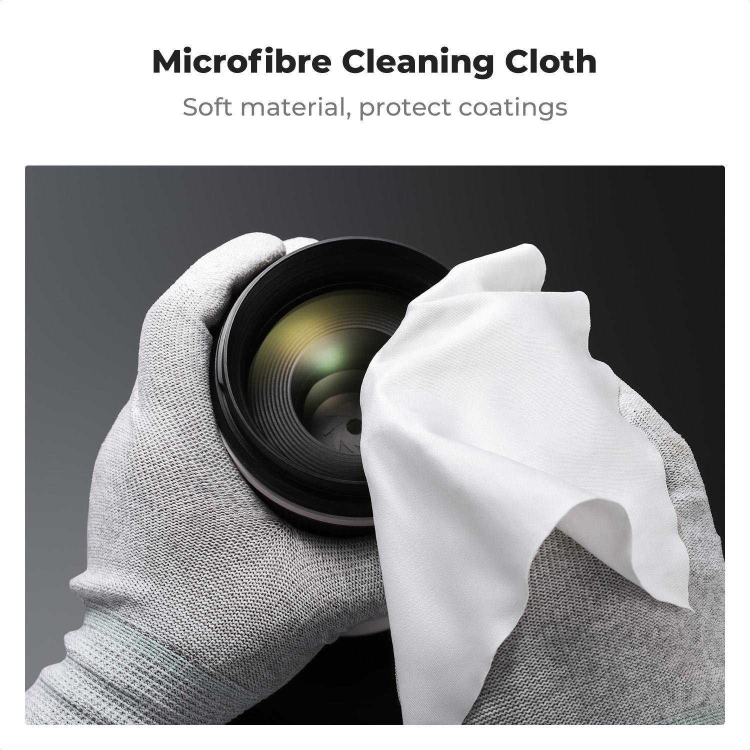 【K&F CONCEPT】Spiral Halo Camera Lens Filter, Premium Optical Glass Halo Swirl Special Effect Filter with Cleaning Cloth for Camera Lens