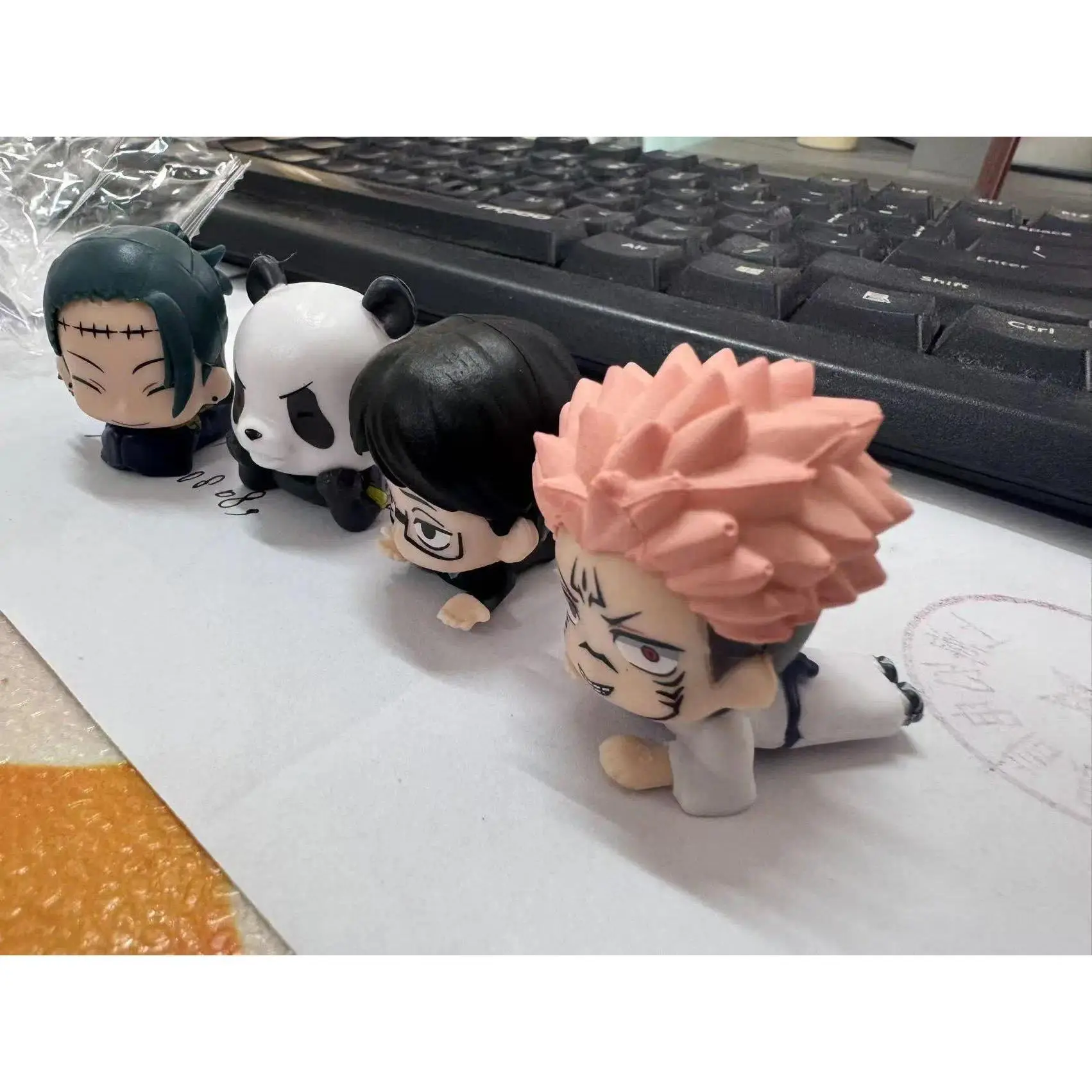 Hot Anime Kaisen Figure Q Version Satoru Gojo Itadori Yuji Fushiguro Megumi Kugisaki Model Blind Box Gift Toy Anime One Piece