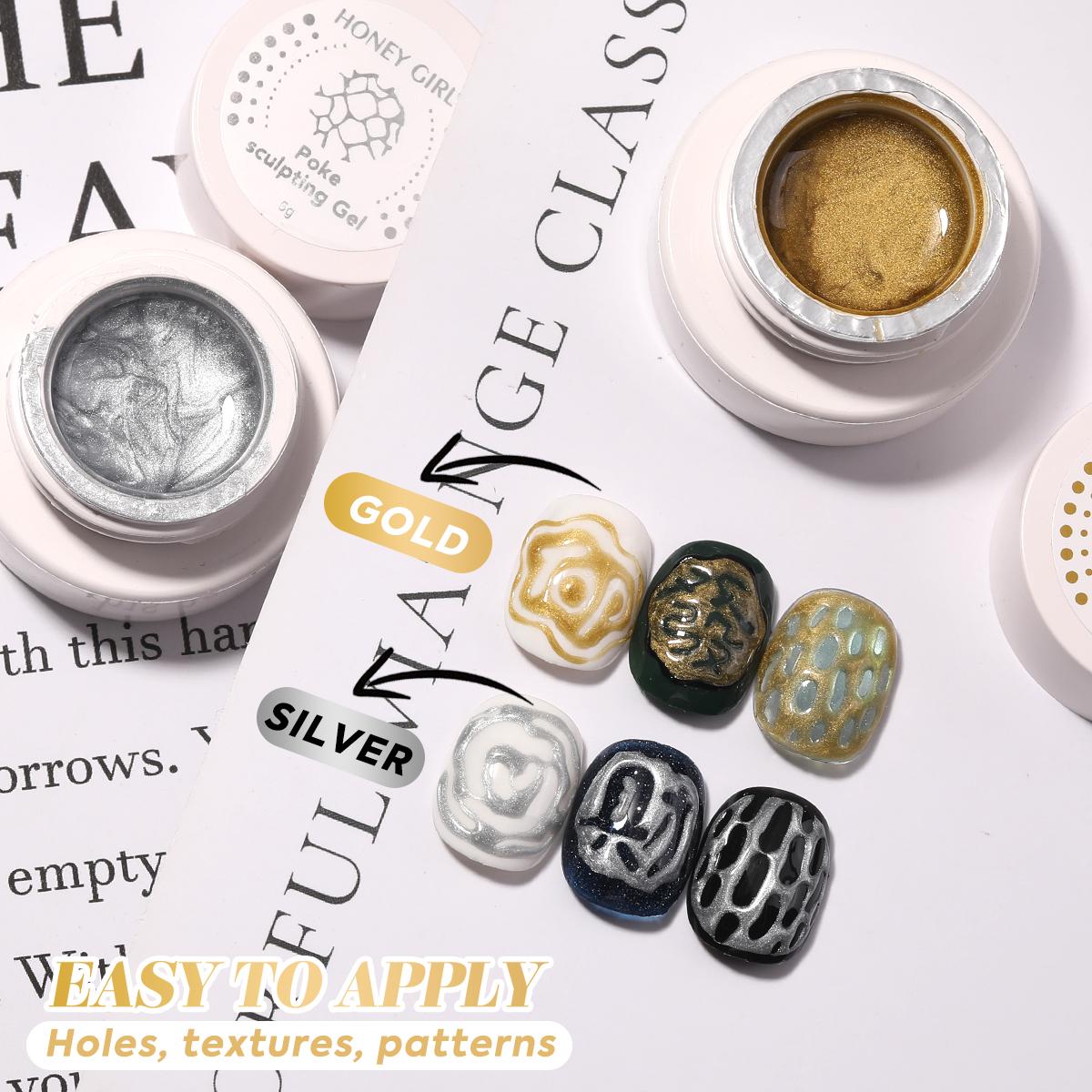 New Nail Art Stamp Set, High Saturation Stamper Gel with Base Coat & Dual-Head Tool, Creative DIY Design Kit, Perfect Salon Gift