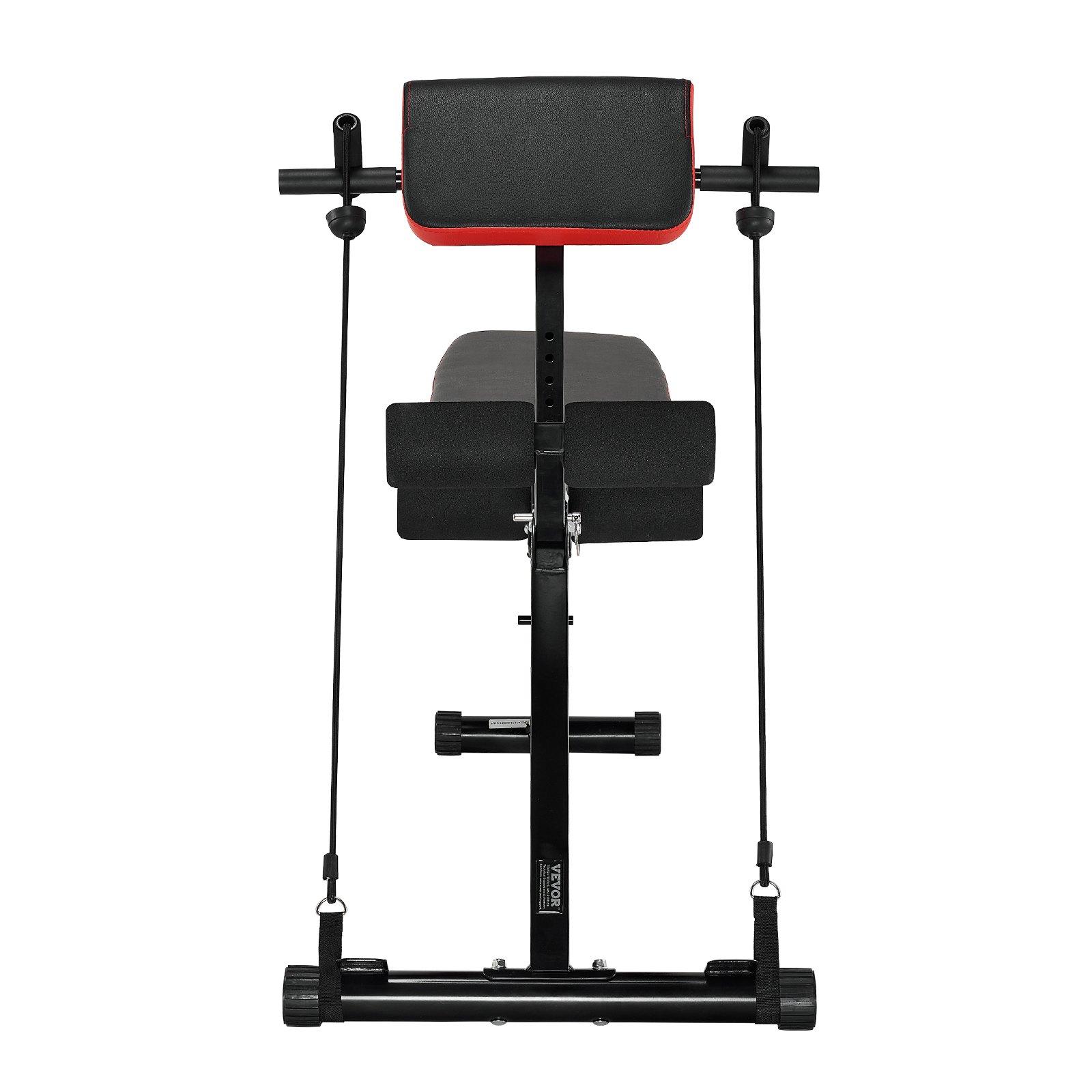VEVOR Multi-Functional Weight Bench for Full Body Workout, Roman Chair Hyperextension Bench, 770 lbs Adjustable & Foldable Equipment for Back Arm Core Ab Workout, Sit Up Exercise Machine for Home Gym VEVOR Multi-Functional Weight Bench for Full Body Workout, Roman Chair Hyperextension Bench, 770 lbs Adjustable & Foldable Equipment for Back Arm Core Ab Workout, Sit Up Exercise Machine for Home Gym
