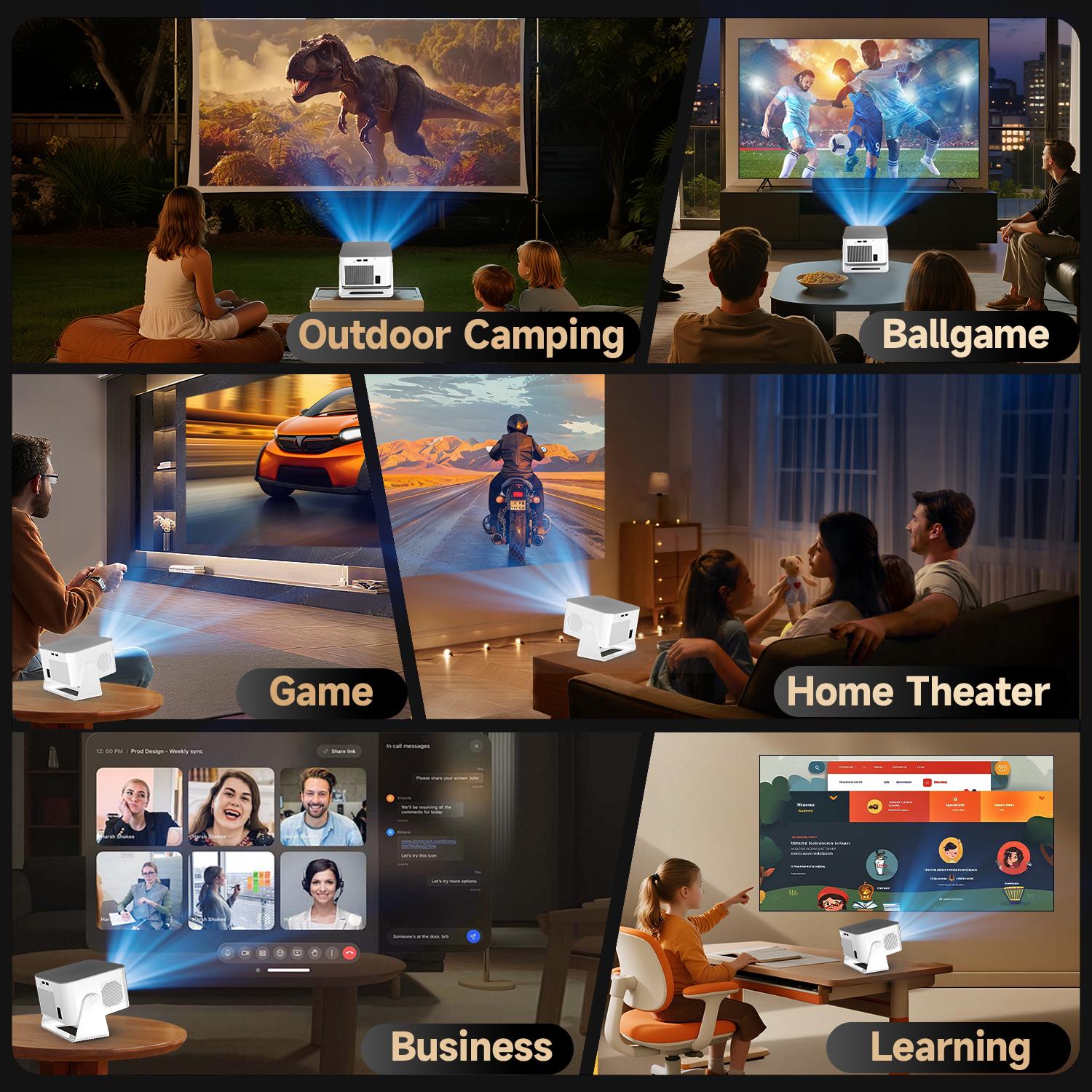 [US warehouse] Magcubic 900ANSI HY350MAX Projector Auto Focus 8K Decode Android 14 Allwinner H726 Built-in 15W HiFi Speaker Dual WiFi6 BT5.4 Native 1080P 1.0:1 short Throw Portable Smart Projector For Home Cinema Movie Night