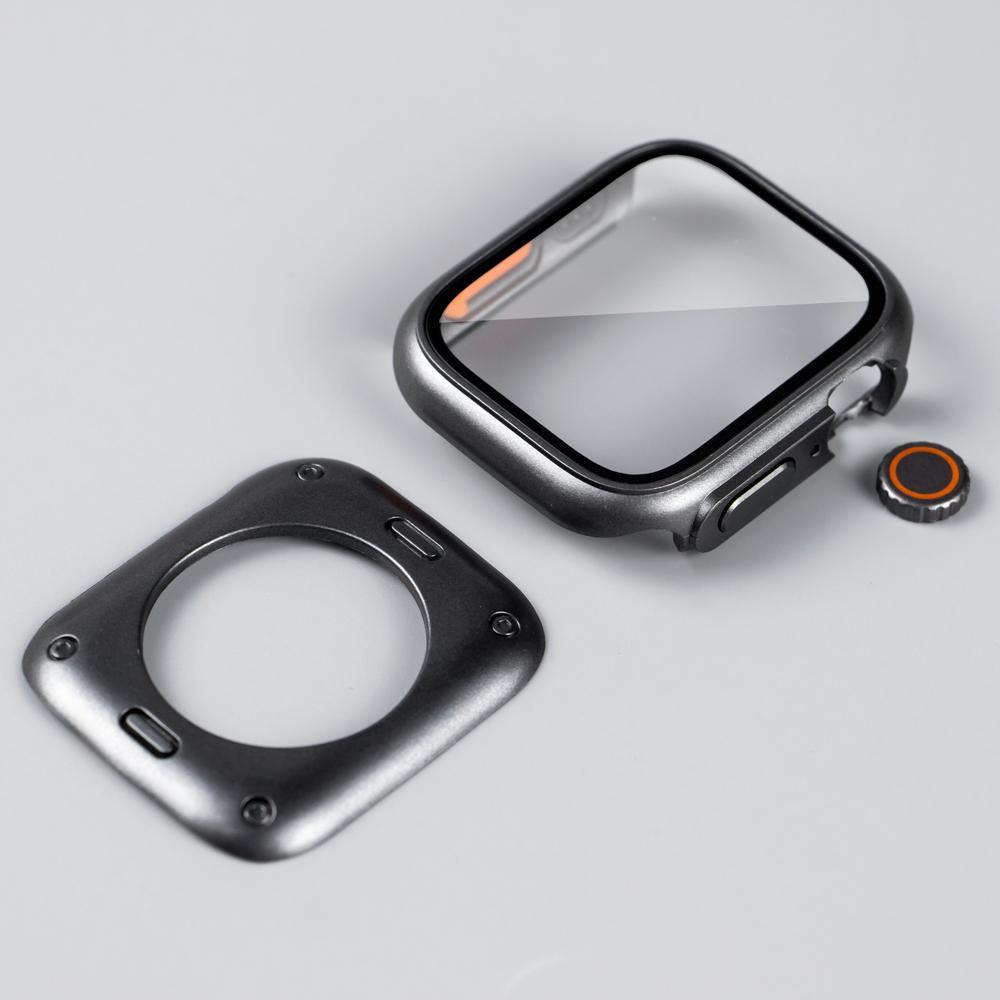 Shockproof Apple Watch Protective Case – Full Coverage Screen Protector (40–45mm)