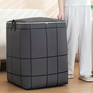 Large-Capacity Clothes Storage Bag, 1 Count Foldable Clothes Storage Organizer, Multipurpose Storage Bag for Bedroom, Dormitory & Home