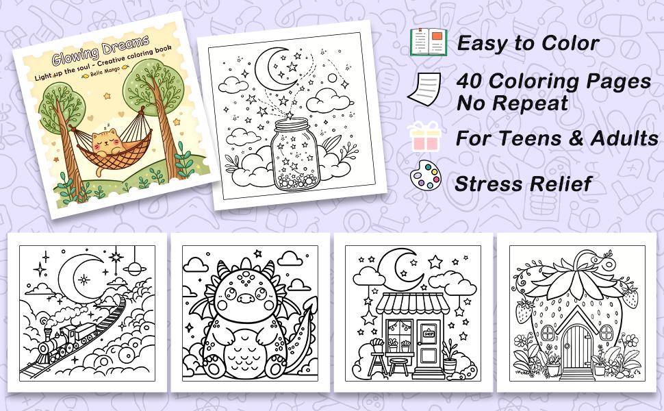 Need a 10-Minute Escape? Try This Easy Adult Stress-Relief Coloring Book#stressrelief #childrenbook Art Illustrations Relaxation