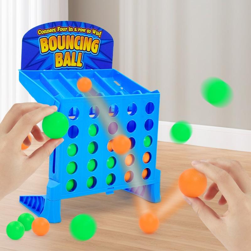 Interactive Bouncing Ball Game, Foldable Portable Design, Multiplayer Desktop Fun, Ideal for Home Gatherings & Gifts