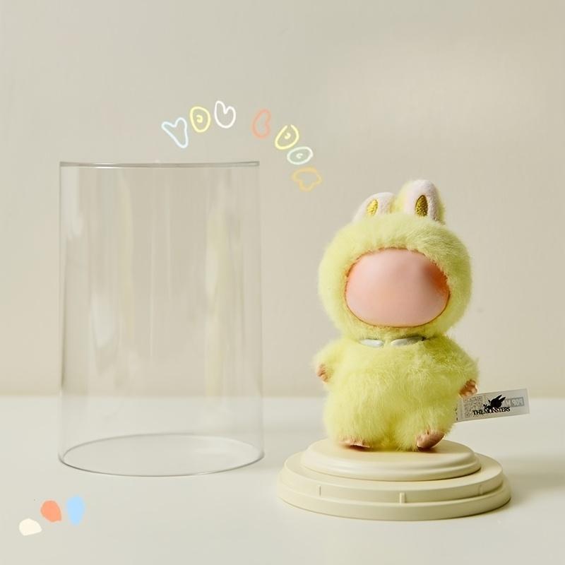 Mini Figure Dustproof Cover, Stackable Display Case, Storage Organizer Compatible with Labubu4.0, Christmas and Halloween Gift, Dustproof Storage Box
