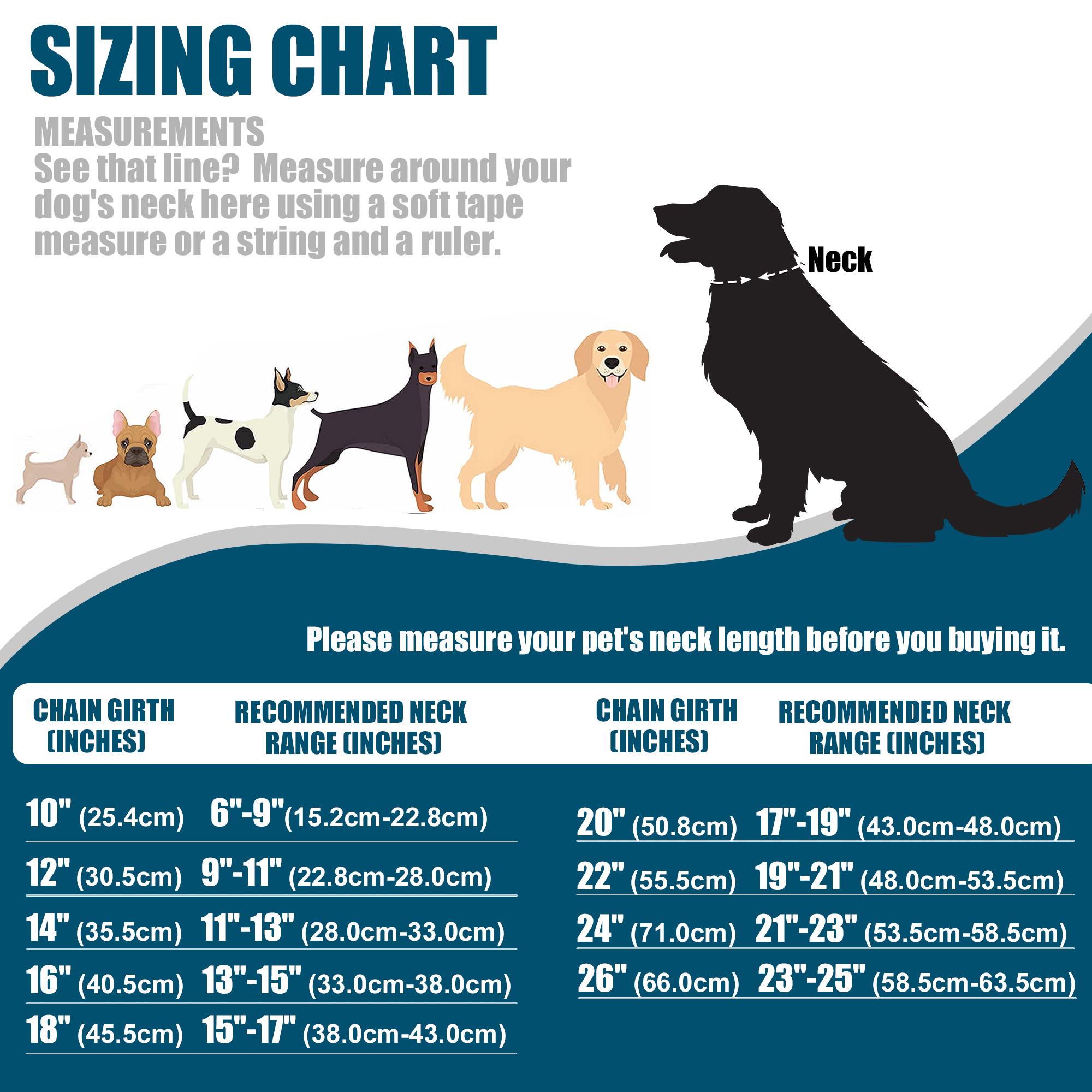 Cuban Link Dog Collar Gold Dog Collar 16mm Dog Chain Collars with Snap Buckle 18K Gold Miami Stainless Steel Metal Collars for Puppy Small Medium Large Dogs with Dog tag & Bell