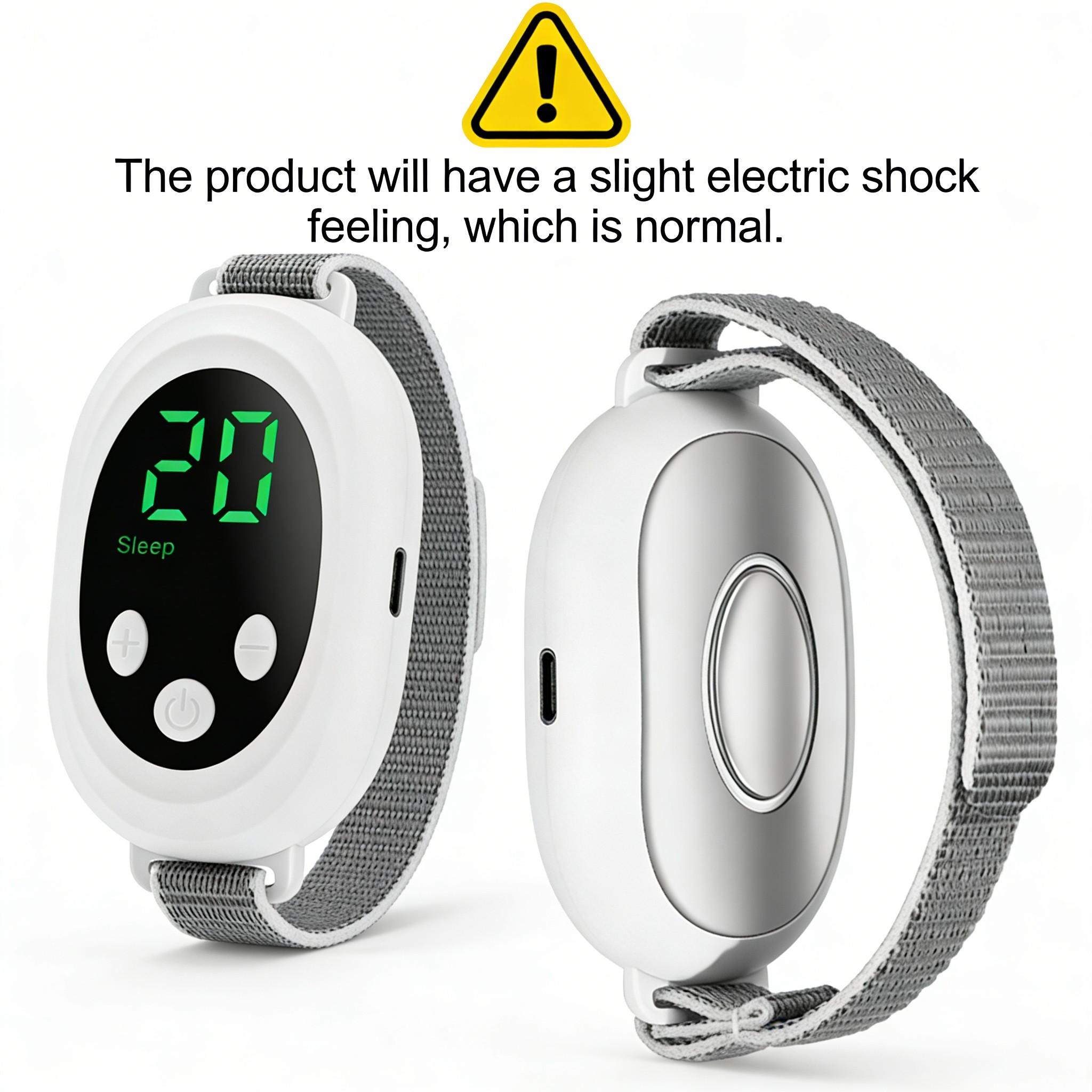 Portable Sleep Aid Device, Microcurrent Pulse Sleep Therapy, Relieves Insomnia Anxiety, Night Relaxation Stress Relief, USB Charging