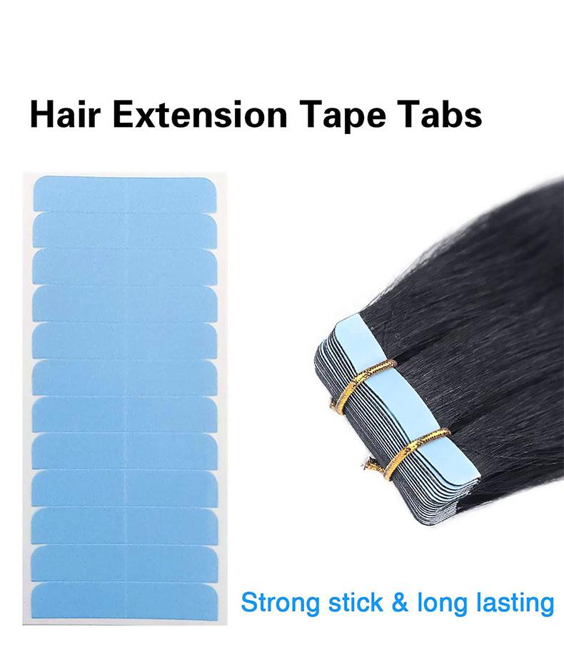 24 Pieces/Sheet Lace Wig Tape Strips Human Hair Lace Double Sided Bonding Clear Adhesive Tape for Lace Wig Toupee Hairpiece