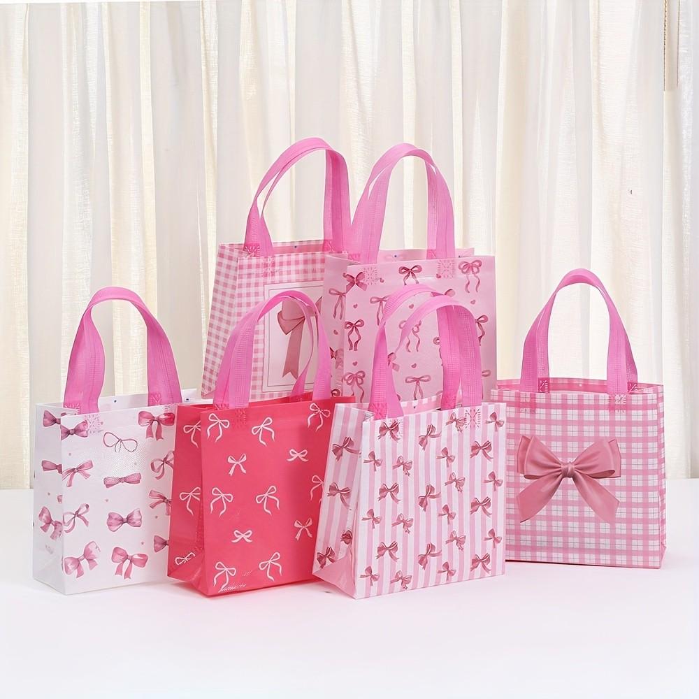 12/24pcs Beautiful Gift Bags with Handles incl. Reusable & For Presents of Any Birthday, Weddings, Valentine's Day,Mothers Day & Other Occasion Variety Bag Wedding Party Packaging