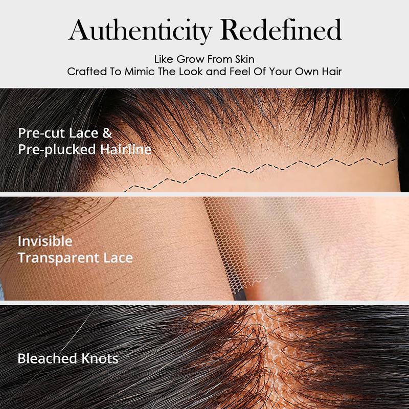 Pizazz Hair 1B/27 Highlight Body Wave Lace Front Wigs 8x5 Glueless HD Transparent Lace Frontal Wigs for Women Honey Blonde Ombre Lace Front Wig Human Hair Body Wave 220% Density