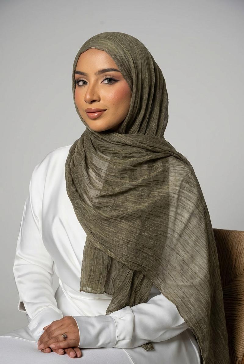 Women's Lightweight Hijab Scarf, Daily & Festival Use, Breathable Muslim Headscarf, Stylish Accessory for Women