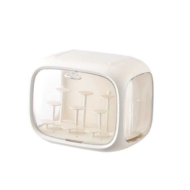 [Transparent display box] Stackable doll display box | Storage box for storing dolls, multi-level miniature scene organizer