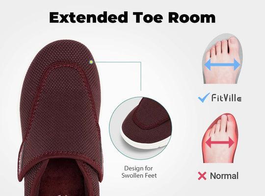 Comfortable FitVille Women's EasyTop Wings V2 - No Heel Round Toe Casual Sneaker red bottom air forces Girl Runner Walking Shoes Velcro Shoes Running Training