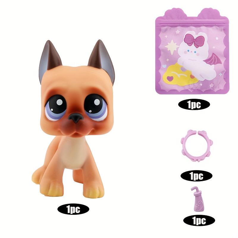 Mini Pet Shop Great Dane Collectible Dolls, Cute Accessories, Ideal for Birthday, Christmas, Halloween Gifts, Perfect for Lps Fans