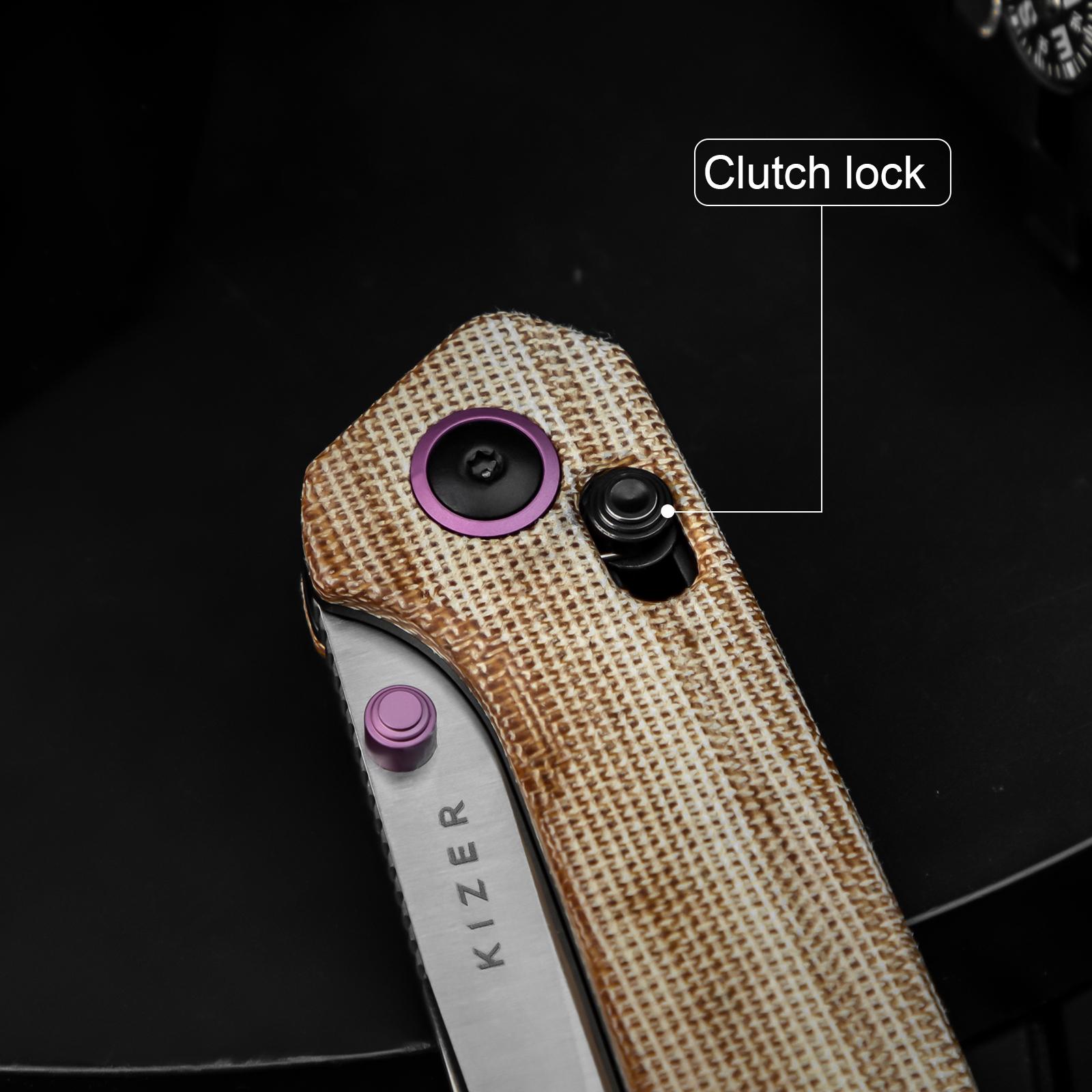 Kizer Madrac EDC Knife, Brown Micarta Handle, White Nitro-V Blade, V3693A2, Portable Folding Knife,Stable, Safe, Reliable Folding Blade, Suitable for Outdoor Camping, Adventure, Fishing Scenarios, Men's Gift, Christmas Gift Kizer Madrac EDC Knife, Brown Micarta Handle, White Nitro-V Blade, V3693A2, Portable Folding Knife,Stable, Safe, Reliable Folding Blade, Suitable for Outdoor Camping, Adventure, Fishing Scenarios, Men's Gift, Christmas Gift